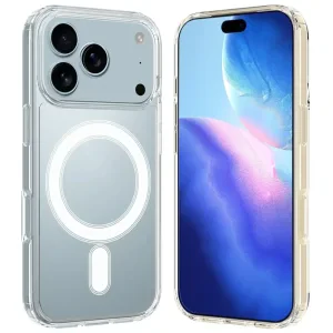 Husa Spate Hard MagSafe pentru iPhone 17 Pro Bulk Transparent