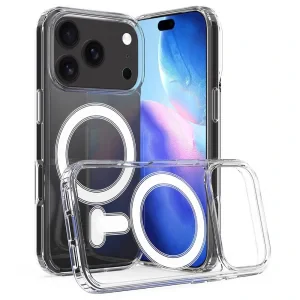 Husa Spate Hard MagSafe pentru iPhone 17 Pro Max Bulk Transparent