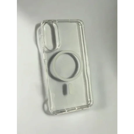 Husa Spate Urban Gadgets MagSafe pentru Samsung Galaxy S25 Edge Transparent