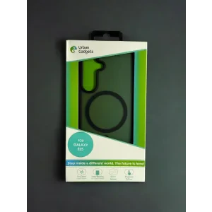 Husa Spate Urban Gadgets MagSafe pentru Samsung Galaxy S25 Negru