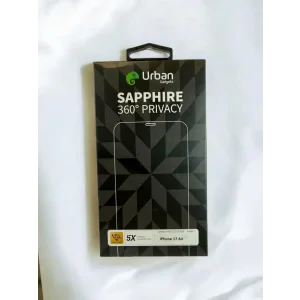 Folie Sticla Privacy Urban Gadgets 5X Super Sapphire pentru iPhone 17 Air Negru