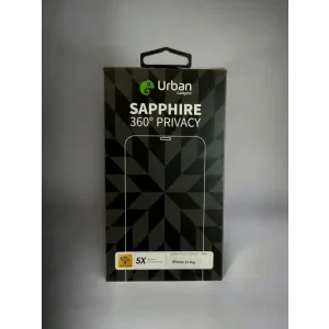 Folie Sticla Privacy Urban Gadgets 5X Super Sapphire pentru iPhone 17 Pro Negru