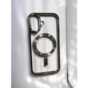 Husa Spate Beauty Lens Frame MagSafe pentru iPhone 17 Bulk Negru