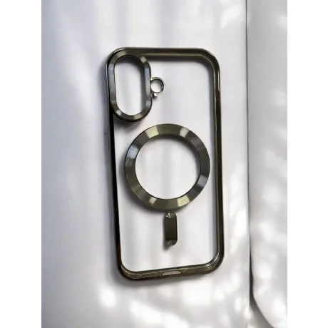 Husa Spate Beauty Lens Frame MagSafe pentru iPhone 17 Bulk Negru