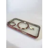 Husa Spate Beauty Lens Frame MagSafe pentru iPhone 17 Bulk Roz/Mov