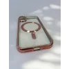 Husa Spate Beauty Lens Frame MagSafe pentru iPhone 17 Bulk Roz/Mov