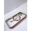 Husa Spate Beauty Lens Frame MagSafe pentru iPhone 17 Bulk Roz/Mov