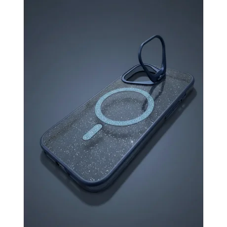 Husa Spate Fashion MagSafe pentru iPhone 17 Albastru