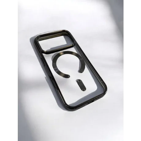 Husa Spate Beauty Lens Frame MagSafe pentru iPhone 17 Pro Bulk Negru