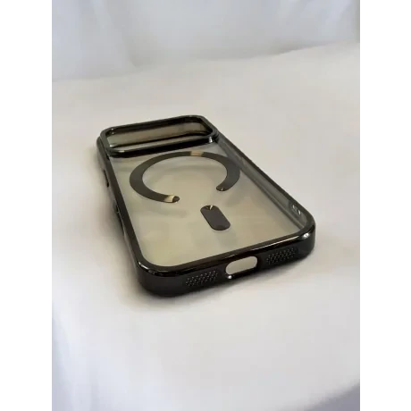 Husa Spate Beauty Lens Frame MagSafe pentru iPhone 17 Pro Bulk Negru