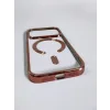 Husa Spate Beauty Lens Frame MagSafe pentru iPhone 17 Pro Bulk Roz/Mov