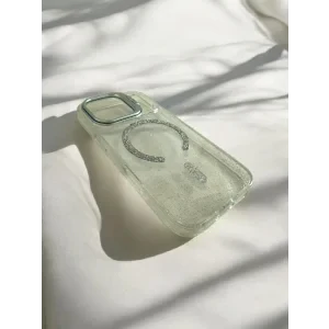 Husa Spate Fashion MagSafe pentru iPhone 17 Pro Transparent