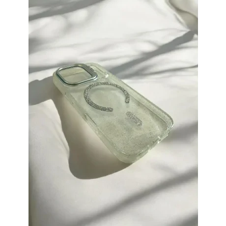 Husa Spate Fashion MagSafe pentru iPhone 17 Pro Transparent