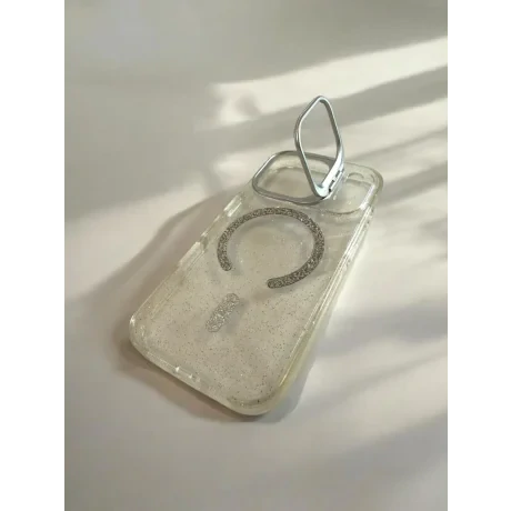 Husa Spate Fashion MagSafe pentru iPhone 17 Pro Transparent