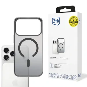 Husa Spate 3MK Frosty MagSafe pentru iPhone 17 Pro Negru