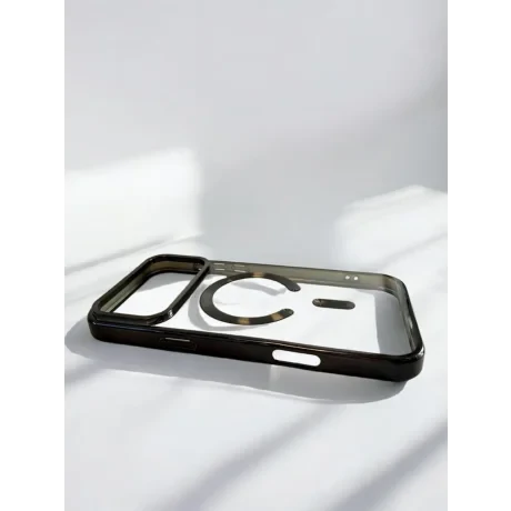 Husa Spate Beauty Lens Frame MagSafe pentru iPhone 17 Pro Max Bulk Negru