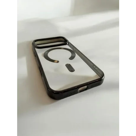 Husa Spate Beauty Lens Frame MagSafe pentru iPhone 17 Pro Max Bulk Negru