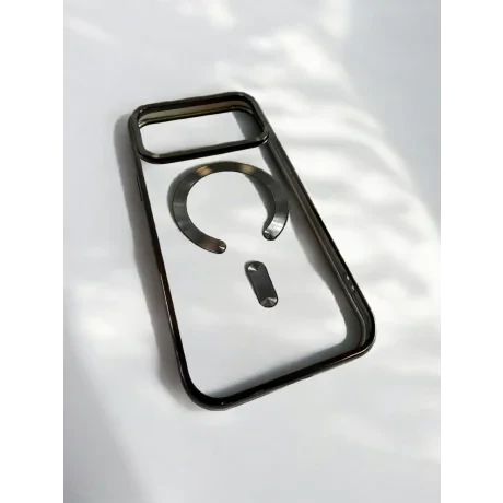 Husa Spate Beauty Lens Frame MagSafe pentru iPhone 17 Pro Max Bulk Negru