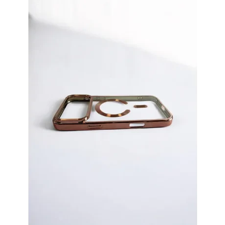 Husa Spate Beauty Lens Frame MagSafe pentru iPhone 17 Pro Max Bulk Roz/Mov