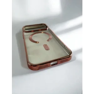 Husa Spate Beauty Lens Frame MagSafe pentru iPhone 17 Pro Max Bulk Roz/Mov
