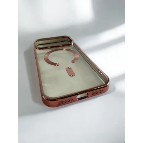 Husa Spate Beauty Lens Frame MagSafe pentru iPhone 17 Pro Max Bulk Roz/Mov