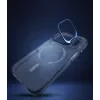 Husa Spate Fashion MagSafe pentru iPhone 17 Pro Albastru