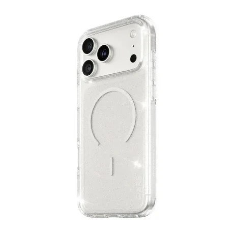 Husa Spate PanzerGlass MagSafe pentru iPhone 17 Pro Max  CR54426 Glitter-Transparent