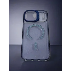 Husa Spate Fashion MagSafe pentru iPhone 17 Pro Max Albastru