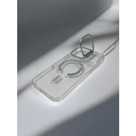 Husa Spate Fashion MagSafe pentru iPhone 17 Pro Max Transparent