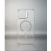 Husa Spate Fashion MagSafe pentru iPhone 17 Pro Max Transparent