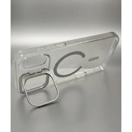 Husa Spate Fashion MagSafe pentru iPhone 17 Pro Max Transparent