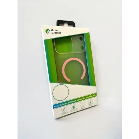Husa Spate Hard Urban Gadgets MagSafe Slim pentru iPhone 17 Pro Max Roz