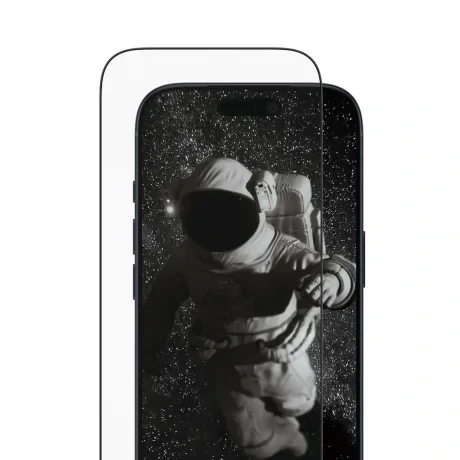 Folie Sticla Ceramic PanzerGlass UWF pentru iPhone 17 Pro PG66155 Negru