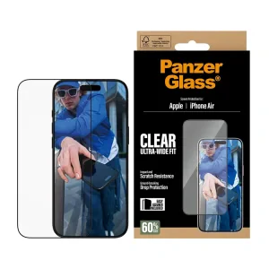 Folie Sticla PanzerGlass UWF pentru iPhone 17 Air PG76830 Negru
