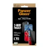 Folie Sticla Privacy PanzerGlass UWF pentru iPhone 16 Pro Max/17 Pro Max PG75492 Negru