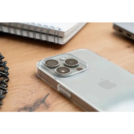 Husa Spate Swissten Silicon Jelly pentru iPhone 15 Pro Max Transparent