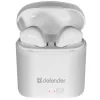 Casti Bluetooth Defender Twins 630 Wireless BT 5.0 Alb