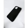 Husa Spate Silicon Slim Mat pentru iPhone 12 Pro Max Bulk Negru