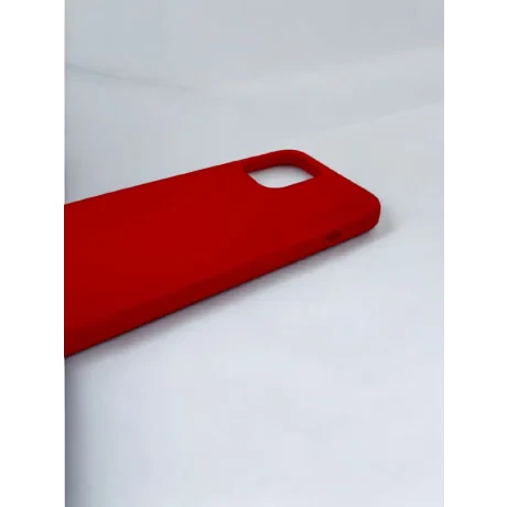 Husa Spate Silicon Slim Mat pentru iPhone 12 Pro Max Bulk Rosu