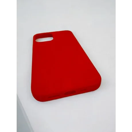 Husa Spate Silicon Slim Mat pentru iPhone 12/12 Pro Bulk Rosu