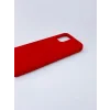 Husa Spate Silicon Slim Mat pentru iPhone 12/12 Pro Bulk Rosu