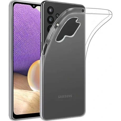 Husa Spate Silicon Slim pentru Samsung Galaxy A32 Bulk Transparent