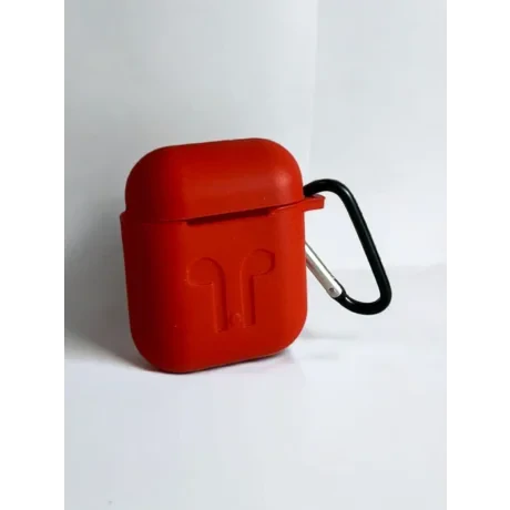 Husa AirPods Silicon Joe Clip pentru AirPods 1/2 Bulk Rosu