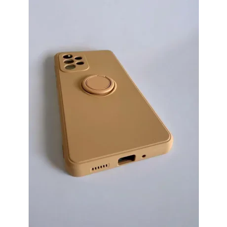 Husa Spate Silicon Finger Grip pentru Samsung Galaxy A33 5G Bulk Roz/Mov