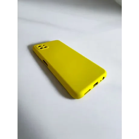 Husa Spate Hard Fun pentru Samsung Galaxy A22 5G Bulk Galben