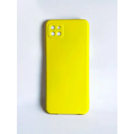 Husa Spate Hard Fun pentru Samsung Galaxy A22 5G Bulk Galben