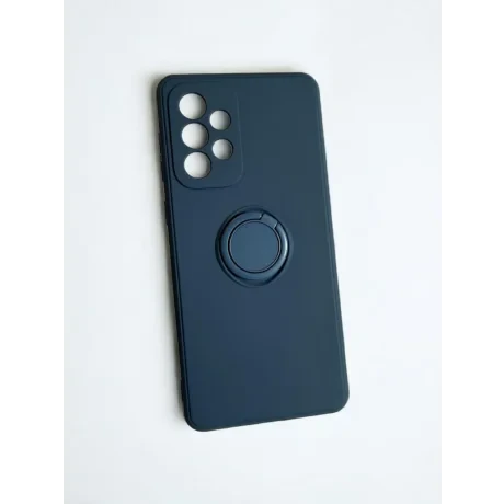 Husa Spate Silicon Finger Grip pentru Samsung Galaxy A33 5G Bulk Albastru
