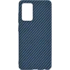 Husa Cover Hard Carbon Fiber pentru Samsung Galaxy A53 5G Albastru