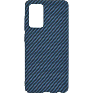 Husa Cover Hard Carbon Fiber pentru Samsung Galaxy A53 5G Albastru