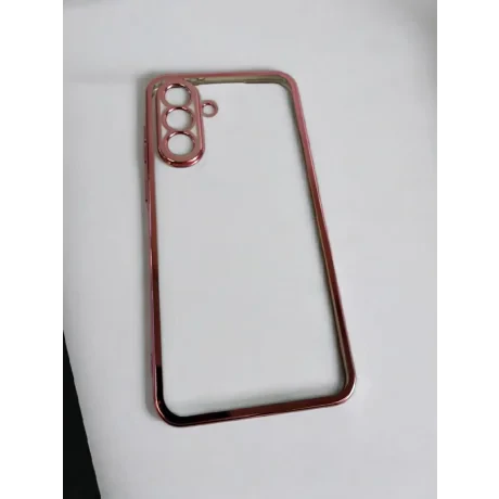 Husa Spate Beauty Lens Frame pentru Samsung Galaxy A36 5G Bulk Roz/Mov